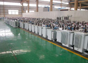 南通油浸式变压器成品车间